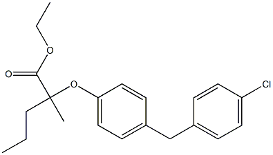 2-[4-(4-Chlorobenzyl)phenoxy]-2-methylvaleric acid ethyl ester