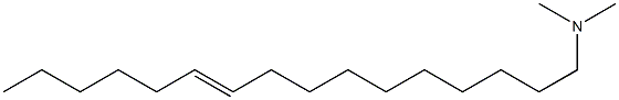 N,N-Dimethyl-10-hexadecen-1-amine Structure