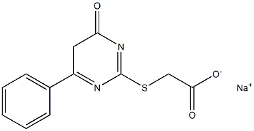 [(5,6-Dihydro-4-phenyl-6-oxopyrimidin-2-yl)thio]acetic acid sodium salt