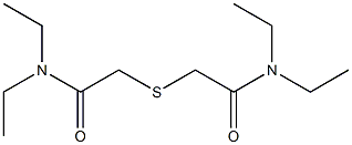 2,2'-チオビス(N,N-ジエチルアセトアミド) 化学構造式