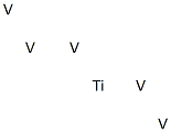 Titanium pentavanadium Struktur