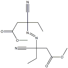 3,3'-Azobis(3-cyanovaleric acid)dimethyl ester Structure