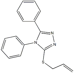 4,5-Diphenyl-3-[allylthio]-4H-1,2,4-triazole