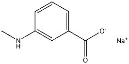 m-(Methylamino)benzoic acid sodium salt