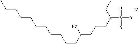 7-Hydroxyoctadecane-3-sulfonic acid potassium salt