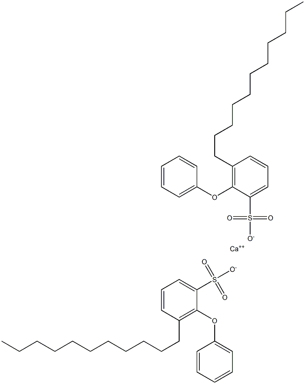 Bis(2-phenoxy-3-undecylbenzenesulfonic acid)calcium salt,,结构式
