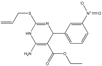 6-Amino-1,4-dihydro-2-(2-propenylthio)-4-(3-nitrophenyl)pyrimidine-5-carboxylic acid ethyl ester