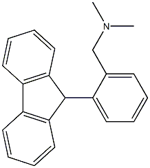 9-[2-[(Dimethylamino)methyl]phenyl]-9H-fluorene Struktur