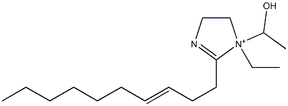 2-(3-Decenyl)-1-ethyl-1-(1-hydroxyethyl)-2-imidazoline-1-ium|