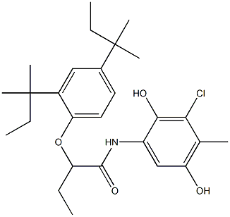 N-(3-Chloro-2,5-dihydroxy-4-methylphenyl)-2-(2,4-di-tert-pentylphenoxy)butyramide|