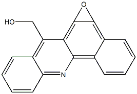 5,6-Epoxy-7-(hydroxymethyl)benz[c]acridine Struktur