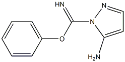 5-Amino-1H-pyrazole-1-carbimidic acid phenyl ester