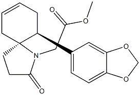 (5S,10S)-2-Oxo-10-(1,3-benzodioxol-5-yl)-1-azaspiro[4.5]dec-7-ene-1-acetic acid methyl ester|