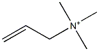 Allyltrimethylaminium Structure