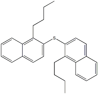 (Butyl)(2-naphtyl) sulfide,,结构式