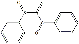 1,1-Bis(phenylsulfinyl)ethene 结构式