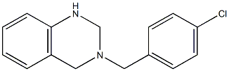 3-(4-Chlorobenzyl)-1,2,3,4-tetrahydroquinazoline,,结构式