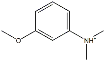 N,N-Dimethyl-3-methoxyanilinium Structure