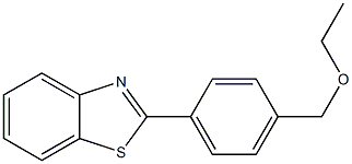 2-[4-(Ethoxymethyl)phenyl]benzothiazole Structure