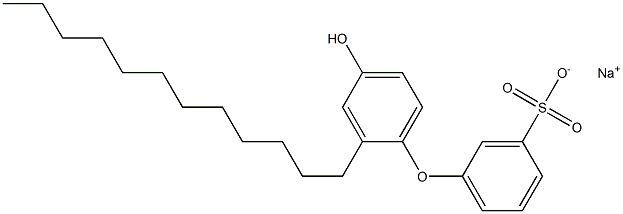  4'-Hydroxy-2'-dodecyl[oxybisbenzene]-3-sulfonic acid sodium salt