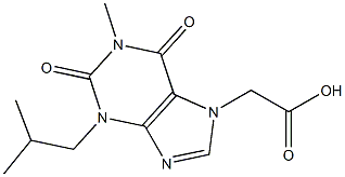 2,3,6,7-Tetrahydro-3-isobutyl-1-methyl-2,6-dioxo-1H-purine-7-acetic acid|