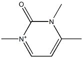 2,3-Dihydro-1,3,4-trimethyl-2-oxopyrimidin-1-ium