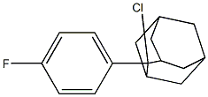 2-Chloro-2-(4-fluorophenyl)adamantane,,结构式