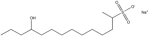  11-Hydroxytetradecane-2-sulfonic acid sodium salt