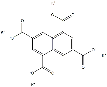 1,3,5,7-Naphthalenetetracarboxylic acid tetrapotassium salt Structure