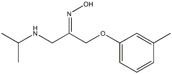 1-(3-Methylphenoxy)-3-isopropylaminoacetone (Z)-oxime