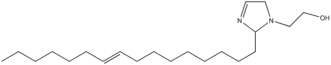 2-(9-Hexadecenyl)-3-imidazoline-1-ethanol 结构式