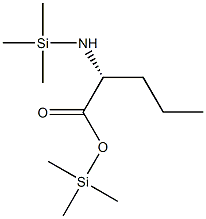 (R)-2-(Trimethylsilylamino)pentanoic acid trimethylsilyl ester 结构式