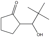 2-(1-Hydroxy-2,2-dimethylpropyl)cyclopentan-1-one,,结构式