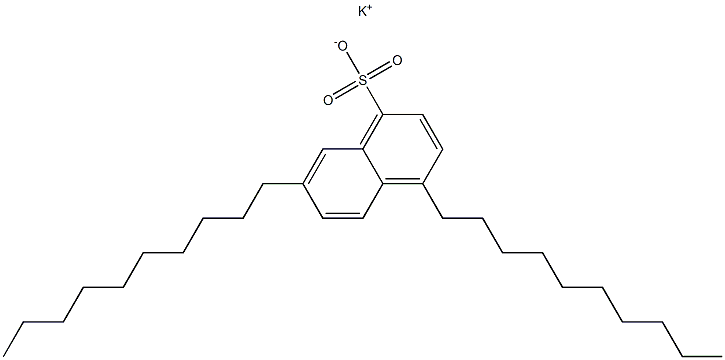 4,7-Didecyl-1-naphthalenesulfonic acid potassium salt