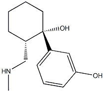 (1S,2S)-1-(3-Hydroxyphenyl)-2-[(methylamino)methyl]cyclohexane-1-ol Structure