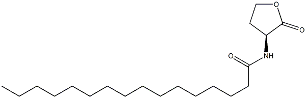 (S)-4-Hydroxy-2-(palmitoylamino)butyric acid lactone,,结构式