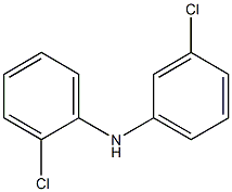 2-Chlorophenyl 3-chlorophenylamine Struktur