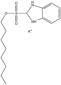 2,3-Dihydro-2-octyl-1H-benzimidazole-2-sulfonic acid potassium salt