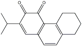 5,6,7,8-Tetrahydro-2-isopropylphenanthrene-3,4-dione 结构式