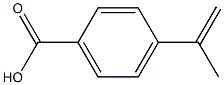 4-Isopropenylbenzoic acid 结构式