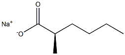  [R,(-)]-2-Methylhexanoic acid sodium salt