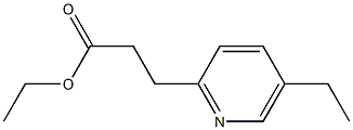 3-(5-Ethylpyridin-2-yl)propionic acid ethyl ester Structure