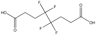 4,4,5,5-Tetrafluorooctanedioic acid Struktur