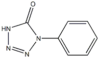 1-フェニル-1,4-ジヒドロ-5H-テトラゾール-5-オン 化学構造式