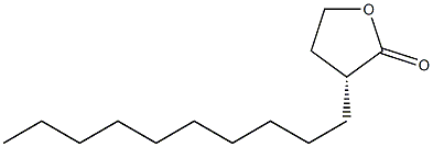 (R)-3-デシルジヒドロフラン-2(3H)-オン 化学構造式