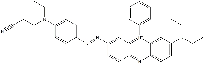 3-[[4-[(2-Cyanoethyl)ethylamino]phenyl]azo]-7-(diethylamino)-5-phenylphenazin-5-ium