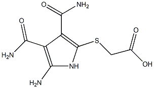 2-Amino-5-[(carboxymethyl)thio]-1H-pyrrole-3,4-dicarboxamide