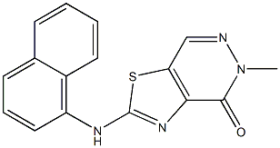 2-(1-Naphtylamino)-5-methylthiazolo[4,5-d]pyridazin-4(5H)-one