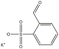 2-Formylbenzenesulfonic acid potassium salt Structure