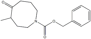 5-Oxo-4-methyl(octahydroazocine)-1-carboxylic acid benzyl ester Structure